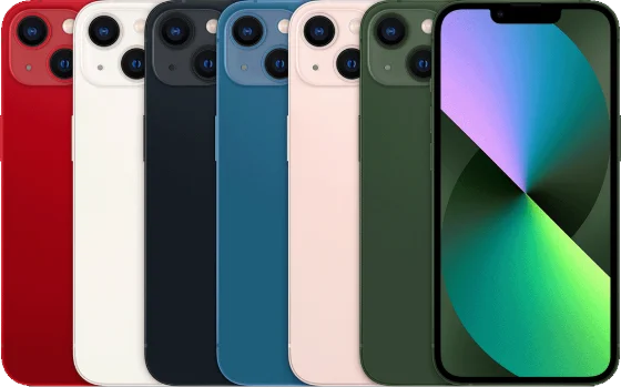 Apple's product photograph of the iPhone 13