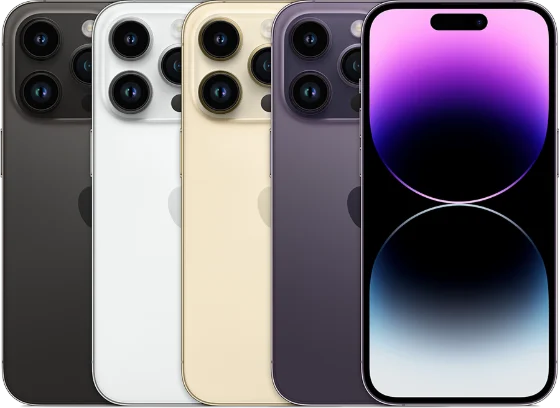 Apple's product photograph of the iPhone 14 Pro