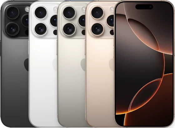 Apple's product photograph of the iPhone 16 Pro